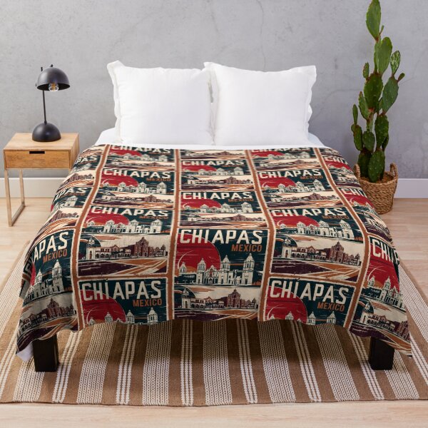 Item preview, Chiapas Mexico 1950s Vintage Travel Tourism Poster  designed and sold by TravelersGems.
