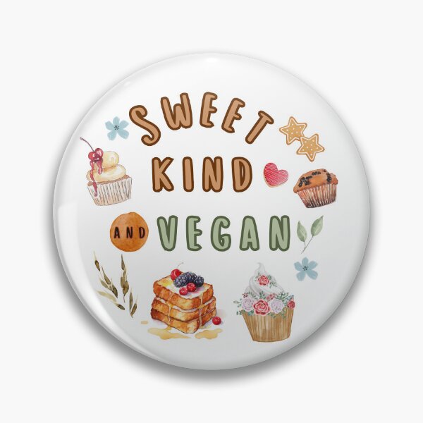 Item preview, Sweet, Kind, and Vegan Treats Design designed and sold by TheBeeKindSpace.