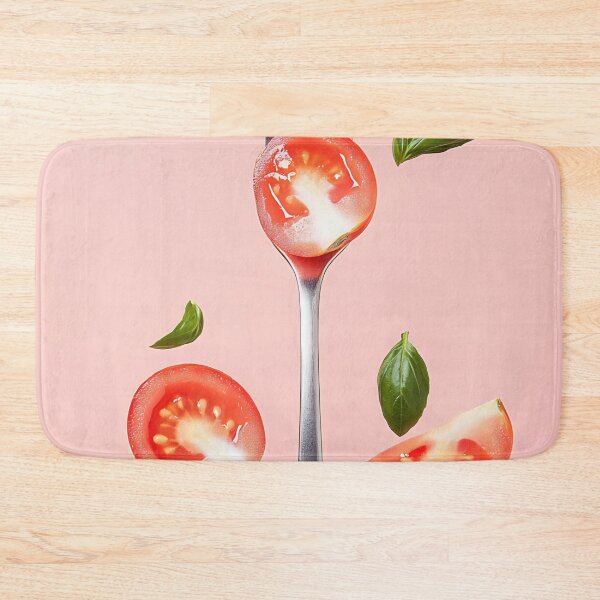 Item preview, Fresh tomato slices on a fork designed and sold by anytka.