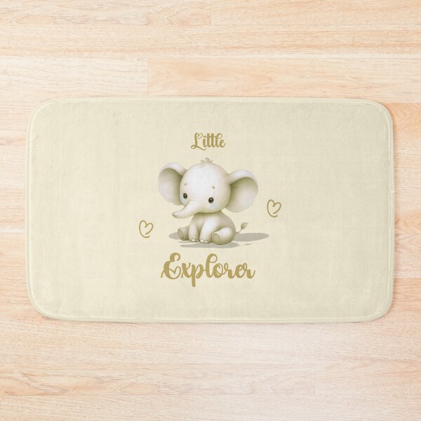 Item preview, Little Explorer – Adorable Golden Elephant, Unique designed and sold by villacreativa.