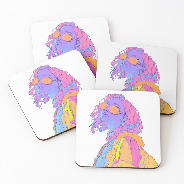 Item preview, Lo-fi chilled portrait of a Women designed and sold by NeonEdge.