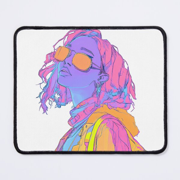 Item preview, Lo-fi chilled portrait of a Women designed and sold by NeonEdge.