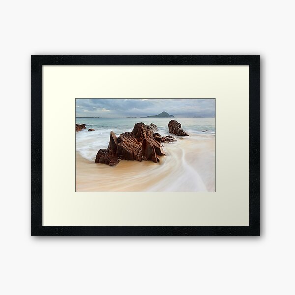 Item preview, Tides wash around rocks in early morning light designed and sold by Cooee Collection.