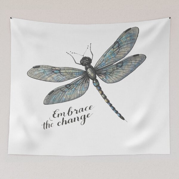 Item preview, Embrace the Change Dragonfly designed and sold by RebelPaintBrush.