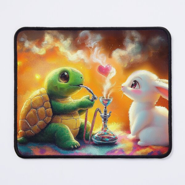 Item preview, Turtle and Rabbit with Shisha designed and sold by Julie Boehm.