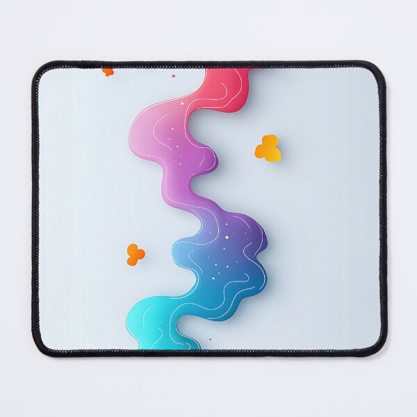 Item preview, Colorful Gradient Liquid Shape Vector Illustration designed and sold by GoldenTealArts.