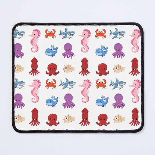 Item preview, arious aquatic species inhabiting the ocean designed and sold by huape.