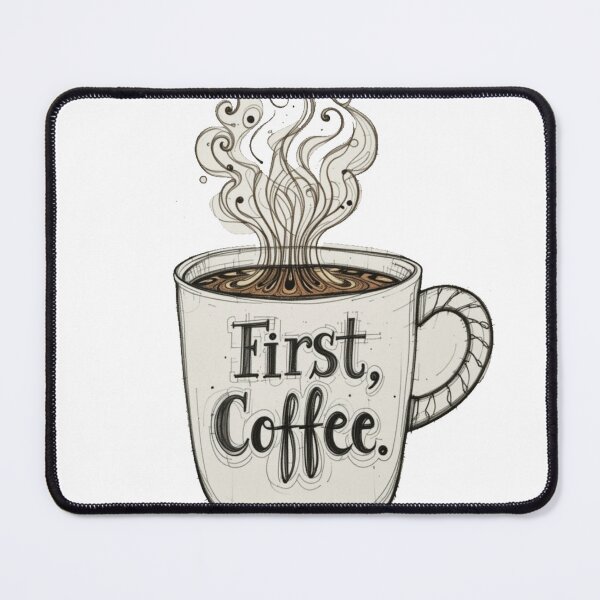 Item preview, First, Coffee! designed and sold by RebelPaintBrush.