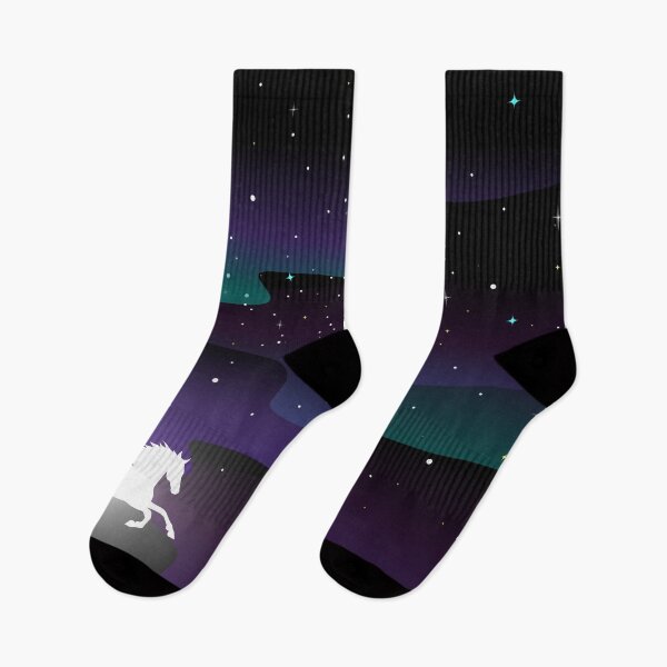 Item preview, Pegaus fly in the sky with aurora designed and sold by ArsyCreation.