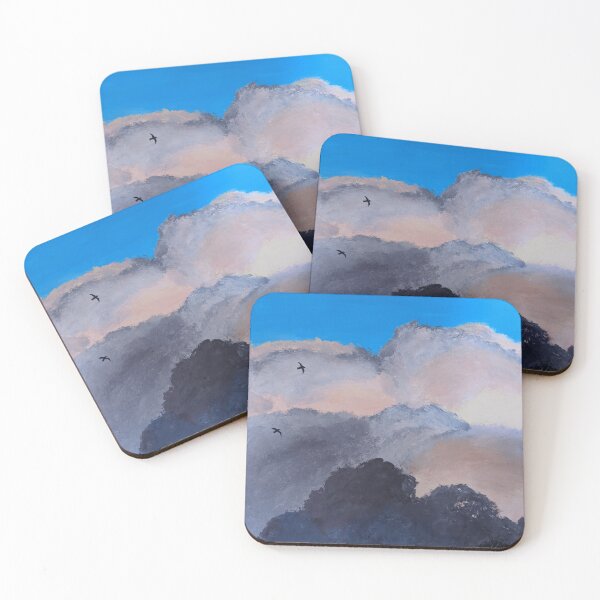 Artikelvorschau, Vögel Silhouette gegen einen bewölkten Himmel entworfen und verkauft von bethanyivy.