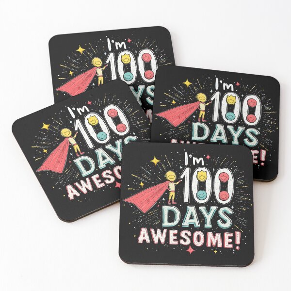 Item preview, I’m 100 Days Awesome Superhero Celebration Design designed and sold by Vago.