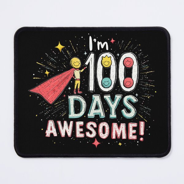 Item preview, I’m 100 Days Awesome Superhero Celebration Design designed and sold by Vago.