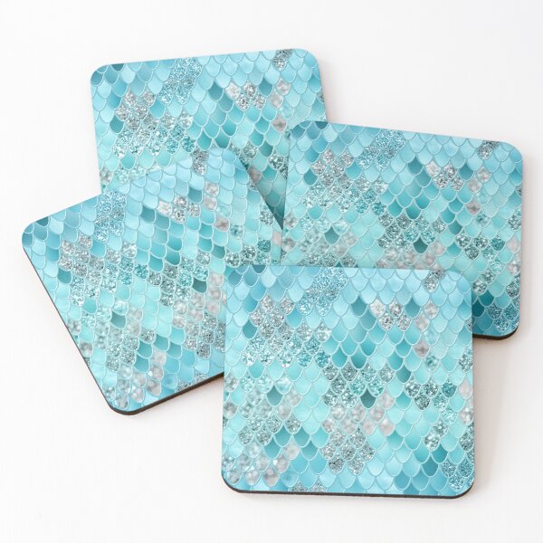 Item preview, Caribbean Summer Mermaid Scales #1 (Photo of Glitter Only - Not Reflective) designed and sold by Anita's & Bella's Art.
