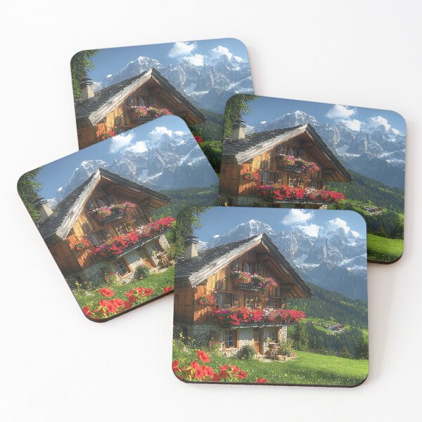 Item preview, Charming Tyrolean Chalet in Summer designed and sold by daila70.