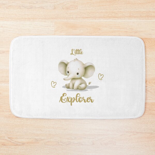 Item preview, Little Explorer – Adorable Golden Elephant, Unique designed and sold by villacreativa.