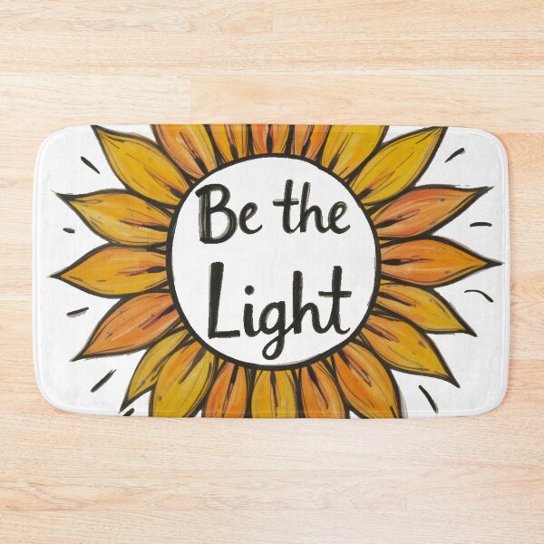 Item preview, Be the Light Sunflower designed and sold by RebelPaintBrush.