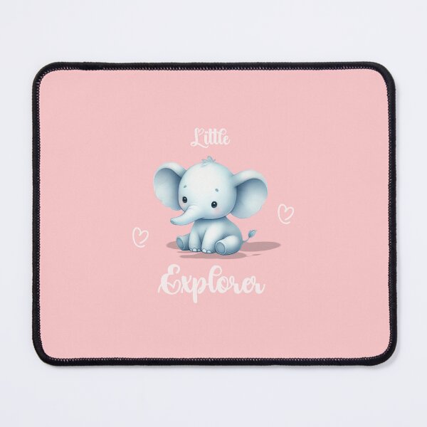 Item preview, Little Explorer – Adorable Blue Elephant, Unique designed and sold by villacreativa.