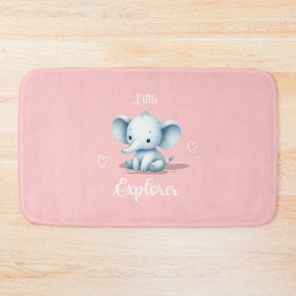 Item preview, Little Explorer – Adorable Blue Elephant, Unique designed and sold by villacreativa.