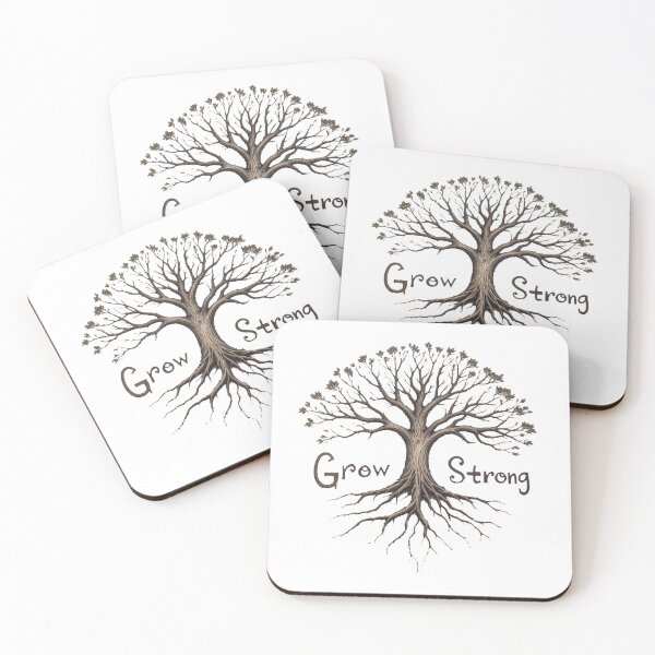 Item preview, Grow Strong Tree designed and sold by RebelPaintBrush.