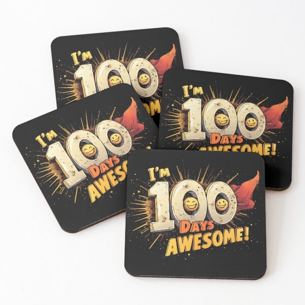 Item preview, I’m 100 Days Awesome Bold Superhero Design designed and sold by Vago.