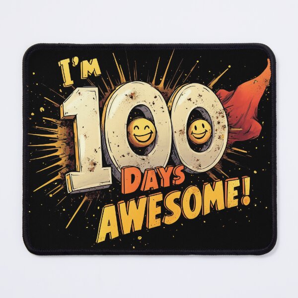 Item preview, I’m 100 Days Awesome Bold Superhero Design designed and sold by Vago.