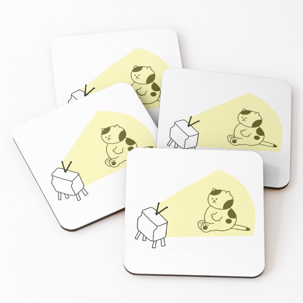 Item preview, a Cat watching TV designed and sold by superbaechoo.