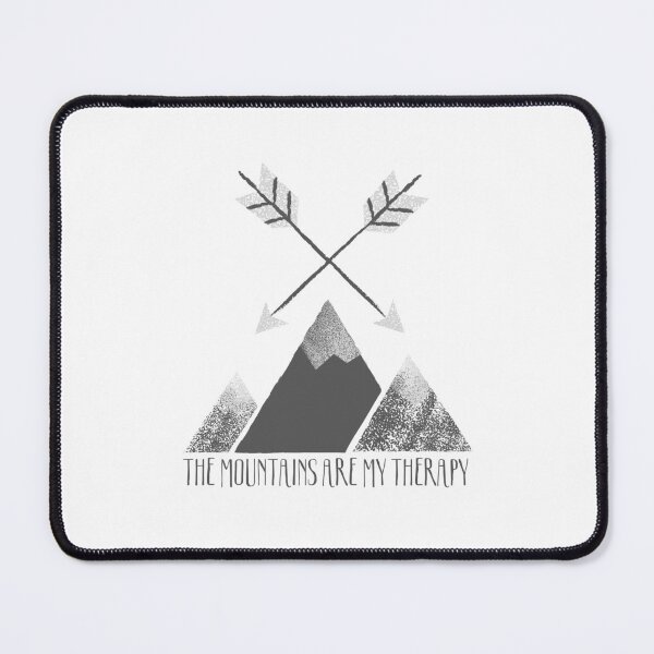 Item preview, The Mountains Are My Therapy Gift for Hiking and Nature Lovers designed and sold by Hoshi-Club.