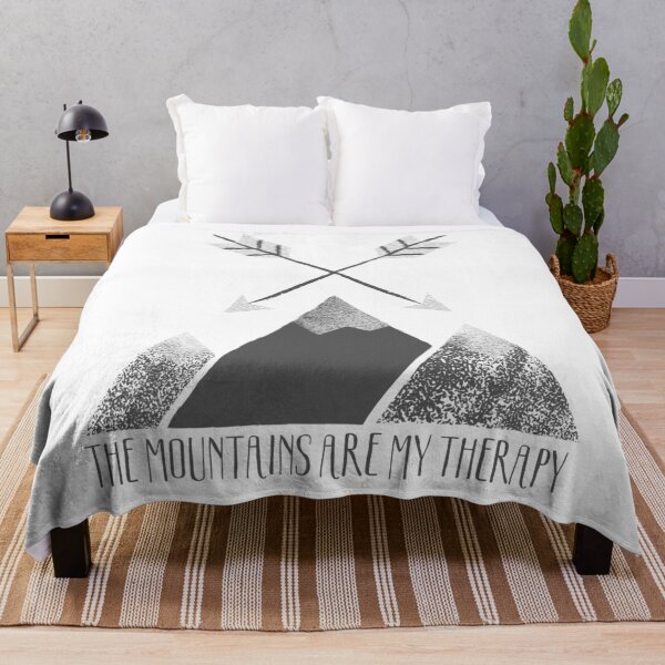 Item preview, The Mountains Are My Therapy Gift for Hiking and Nature Lovers designed and sold by Hoshi-Club.