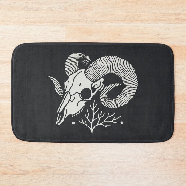 Item preview, Ram's Head Skull  designed and sold by CreepyCornerArt.