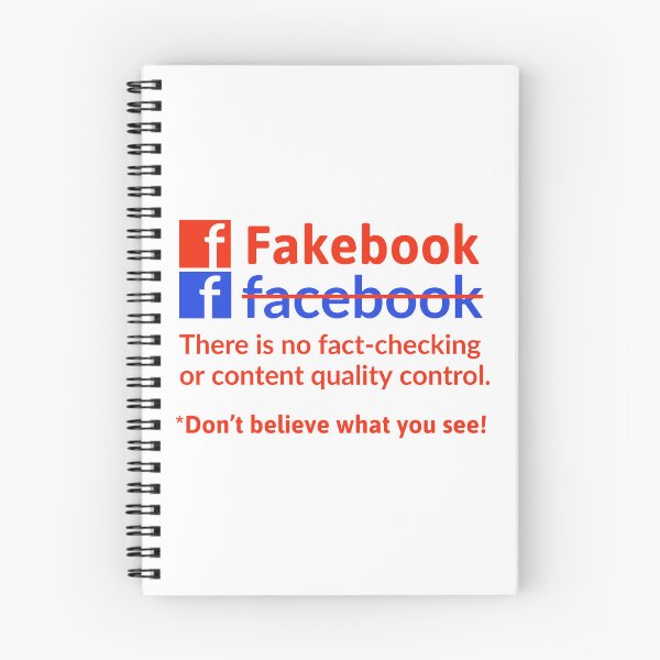 Item preview, Fakebook Facebook parody  designed and sold by Rachel the Artist .