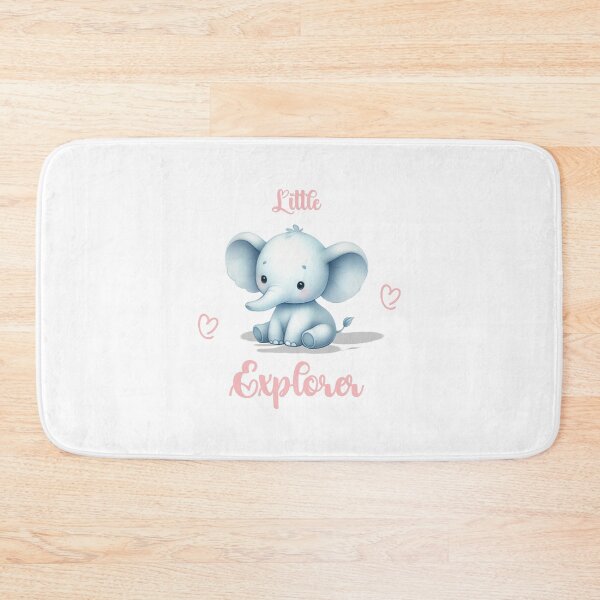 Item preview, Little Explorer – Adorable Blue Elephant, Unique designed and sold by villacreativa.