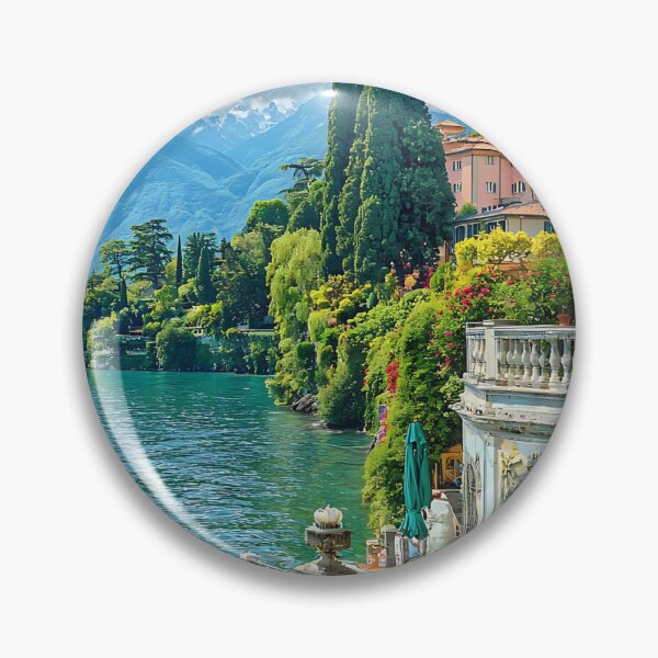 Item preview, Lakeside Villa on Lake Como with Summer Vibes designed and sold by daila70.