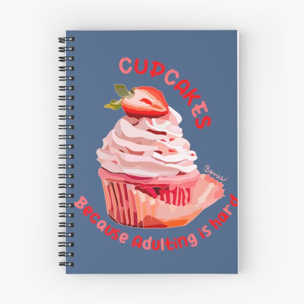 Item preview, Cupcakes because Adulting is hard designed and sold by poppybludesign.