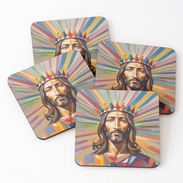 Item preview, Jesus cubism geometric splash 1 designed and sold by Warih.