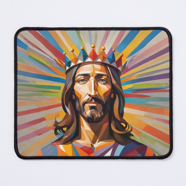 Item preview, Jesus cubism geometric splash 1 designed and sold by Warih.