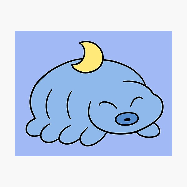 Item preview, Little Crecent Moon Waterbear  designed and sold by SaradaBoru.