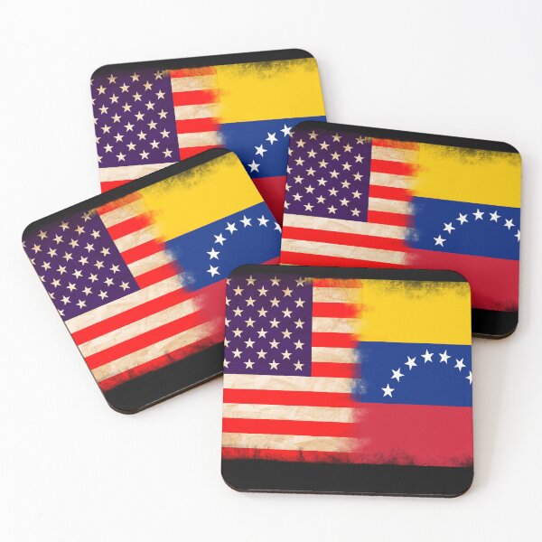 Item preview, US Flag and Venezuela Flag Pride Wear Design designed and sold by LovelyHappyGift.