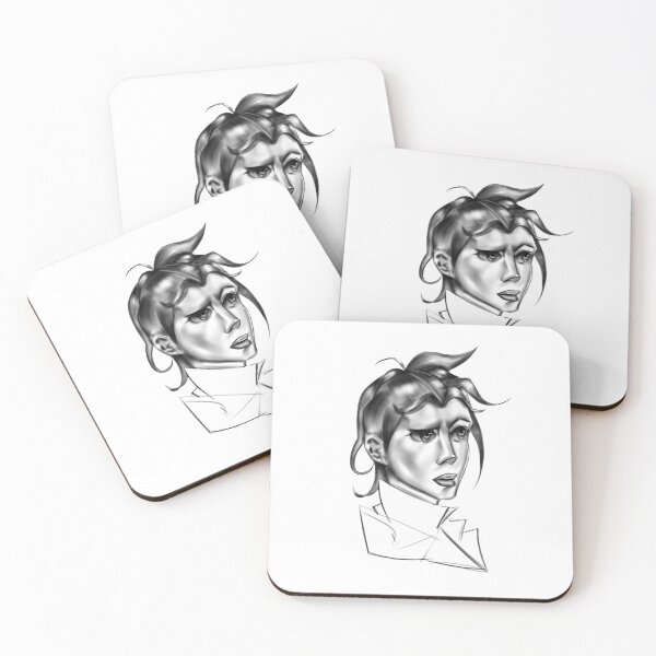 Item preview, Stylized Grey Scale Portrait Drawing designed and sold by Wish Design.