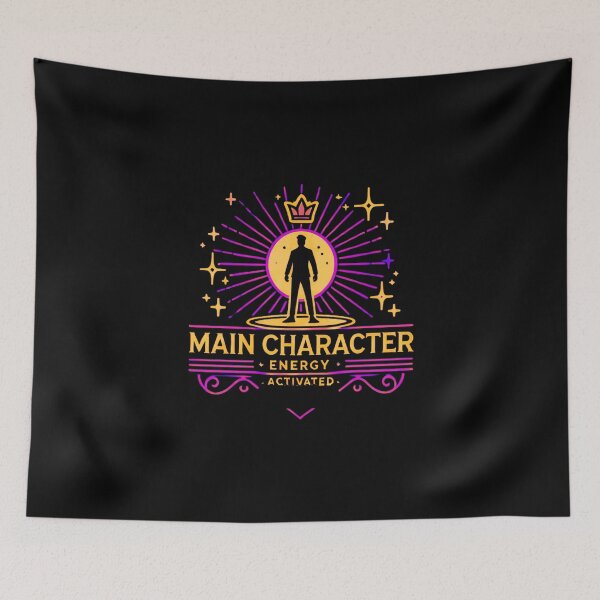 Item preview, Main character energy activated. designed and sold by ConradoBullhead.