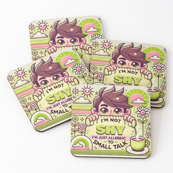 Item preview, Small talk feels more like a burden than a casual conversation. designed and sold by cherryfoxy24.