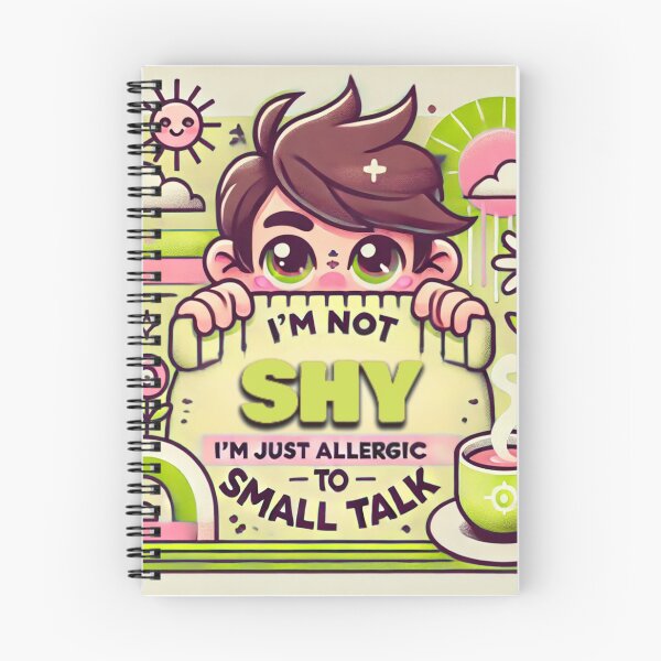 Item preview, Small talk feels more like a burden than a casual conversation. designed and sold by cherryfoxy24.