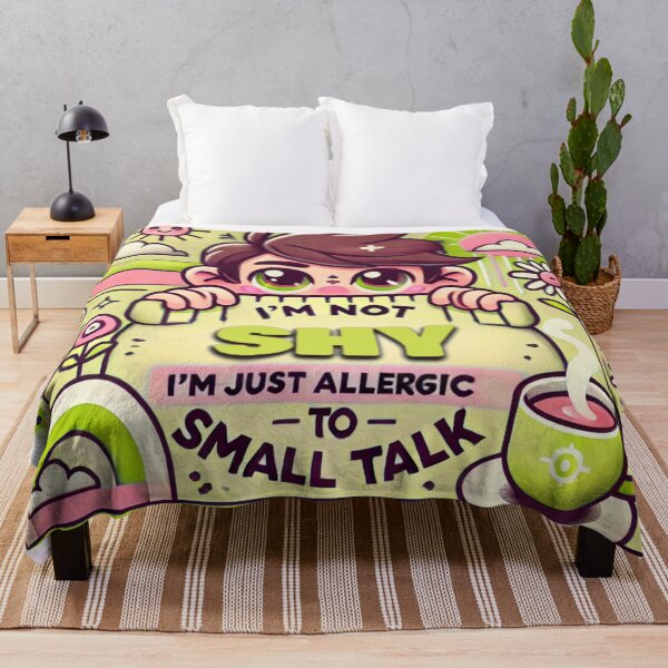Item preview, Small talk feels more like a burden than a casual conversation. designed and sold by cherryfoxy24.