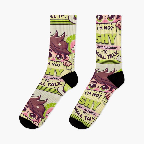 Item preview, Small talk feels more like a burden than a casual conversation. designed and sold by cherryfoxy24.
