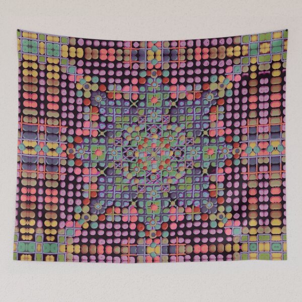 Item preview, Dotty warm lilac tile designed and sold by bekki smith.