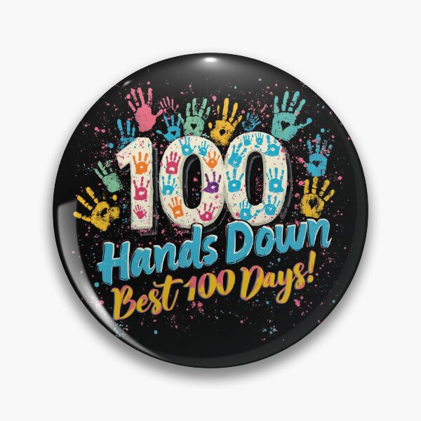 Item preview, Hands Down Best 100 Days of School Celebration Design designed and sold by Vago.