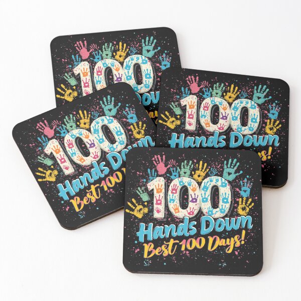 Item preview, Hands Down Best 100 Days of School Celebration Design designed and sold by Vago.