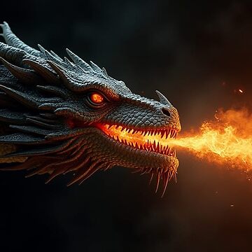 Artwork thumbnail, Dragon by LenCarol