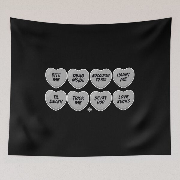 Item preview, Dead Inside Candy Hearts designed and sold by TheGhoulSociety.