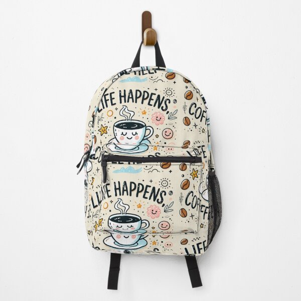 Item preview, Life Happens, Coffee Helps designed and sold by Design Delinquent.