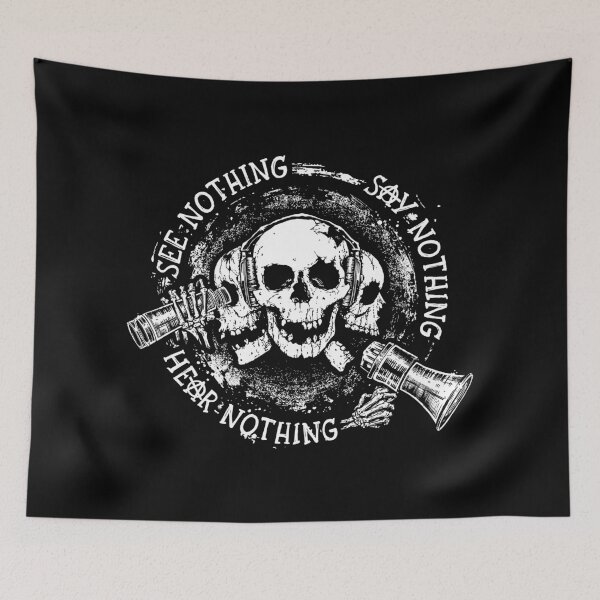 Item preview, 3 Skulls: Hear Nothing See Nothing Say Nothing designed and sold by sXe-art.